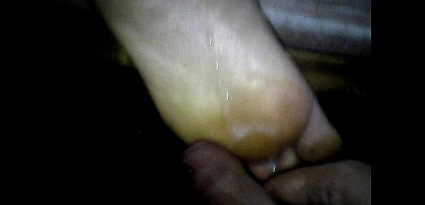  footjob sleeping soles amateur wife 48